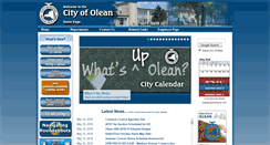 Desktop Screenshot of cityofolean.org